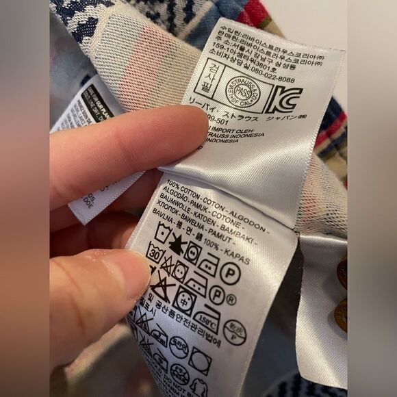 Levi’s Colorful Long Sleeve Shirt Men’s - Picture 4 of 13